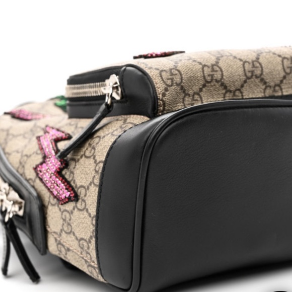 Gucci GG Supreme Monogram Beaded Sky Small Day Backpack - Picture 12 of 17